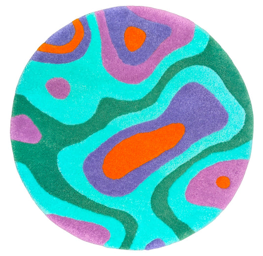 Tapete Água Colorido